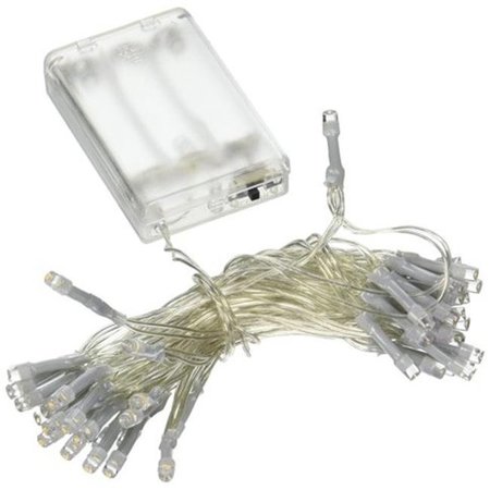 PERFECT HOLIDAY Perfect Holiday 600033 Battery Operated 50 LED String Light - Warm White 600033